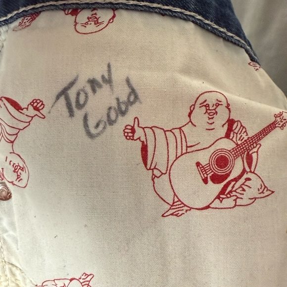 True Religion Fashion For The Senses Ricky Flap Straight Mens Sz 36 Med. Wash - Picture 4 of 9